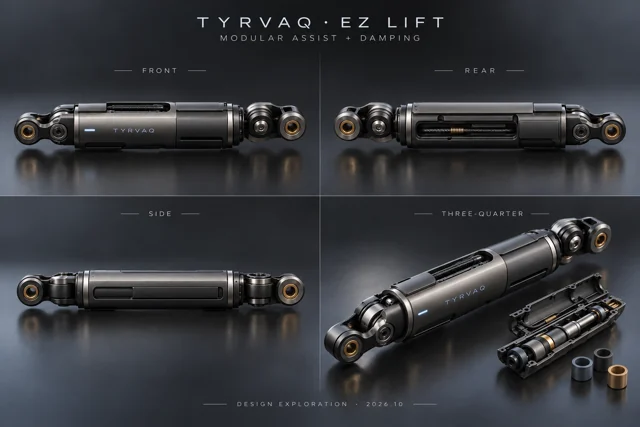 EZ LIFT · front / rear / side / three-quarter