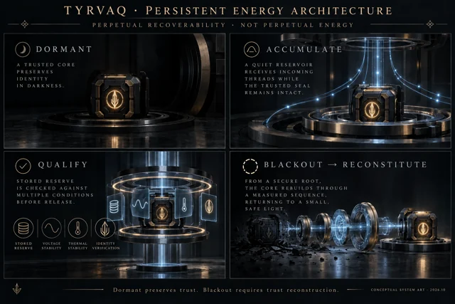 PERSISTENT ENERGY ARCHITECTURE interface illustration