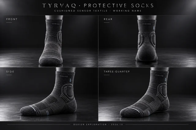 PROTECTIVE SOCKS · front / rear / side / three-quarter