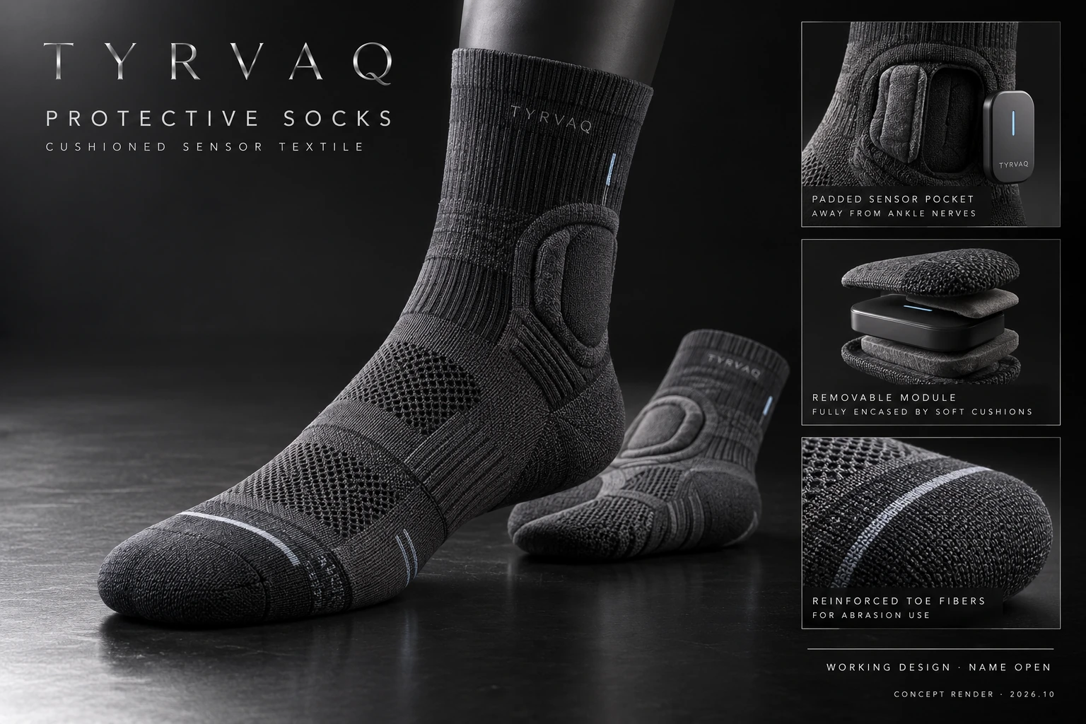 TYRVAQ SOCKS current visual study